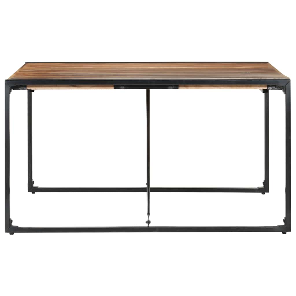Mesa de jantar 140x140x75 cm madeira maciça