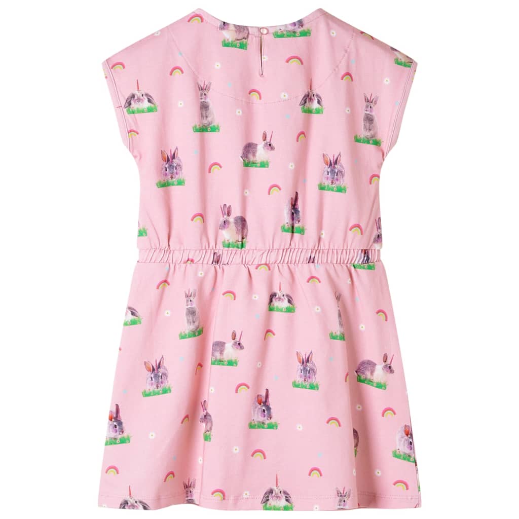 Vestido para criança rosa-claro 104