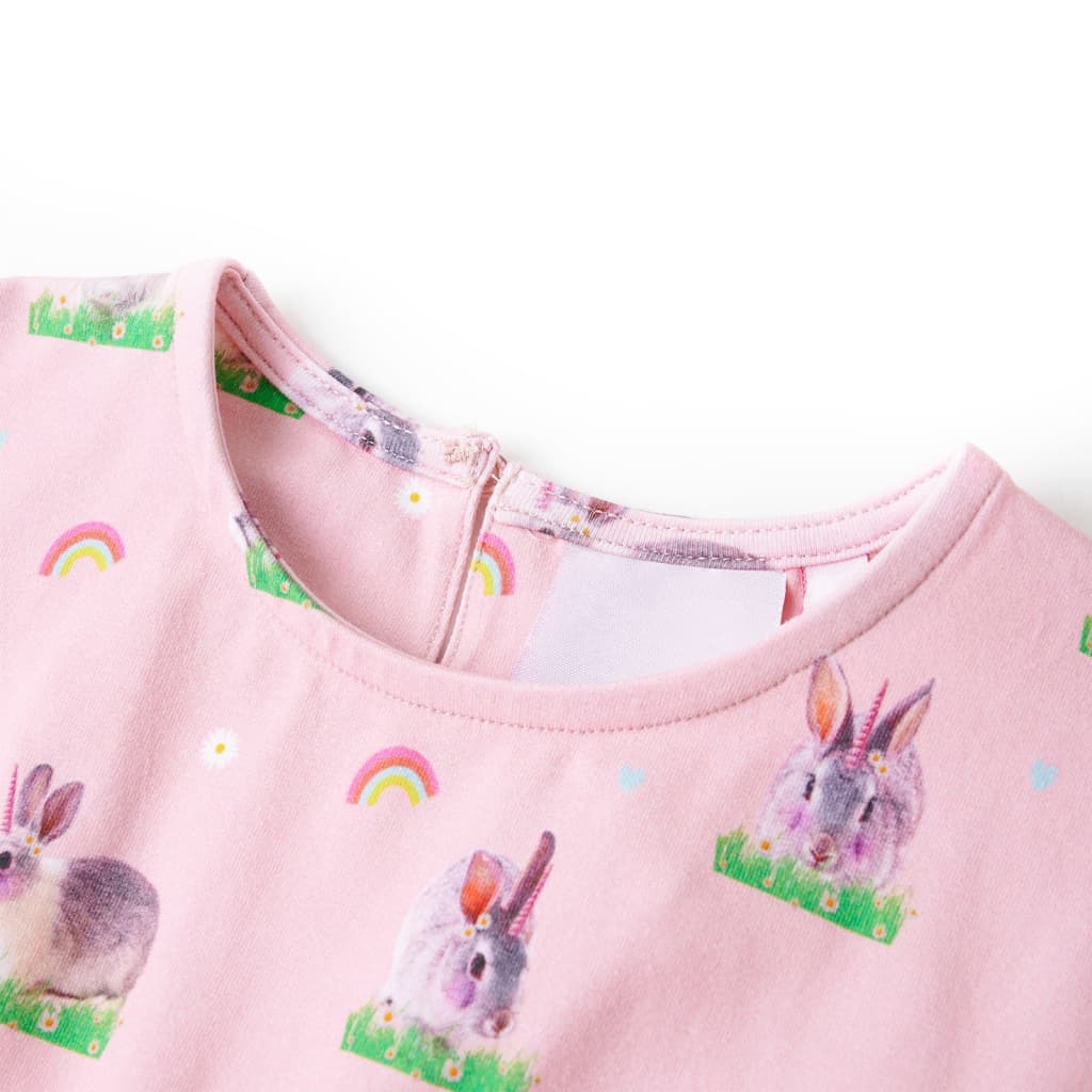 Vestido para criança rosa-claro 104
