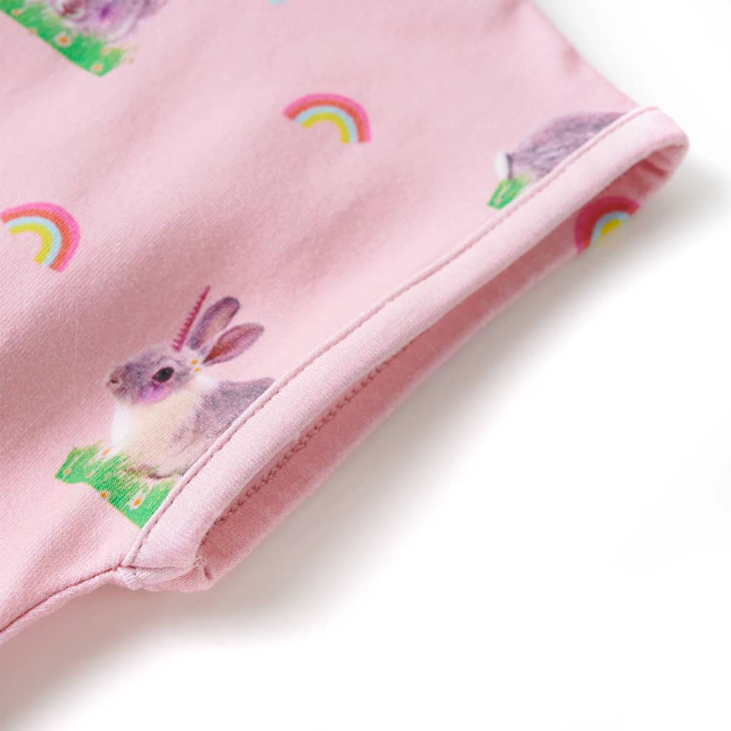 Vestido para criança rosa-claro 104