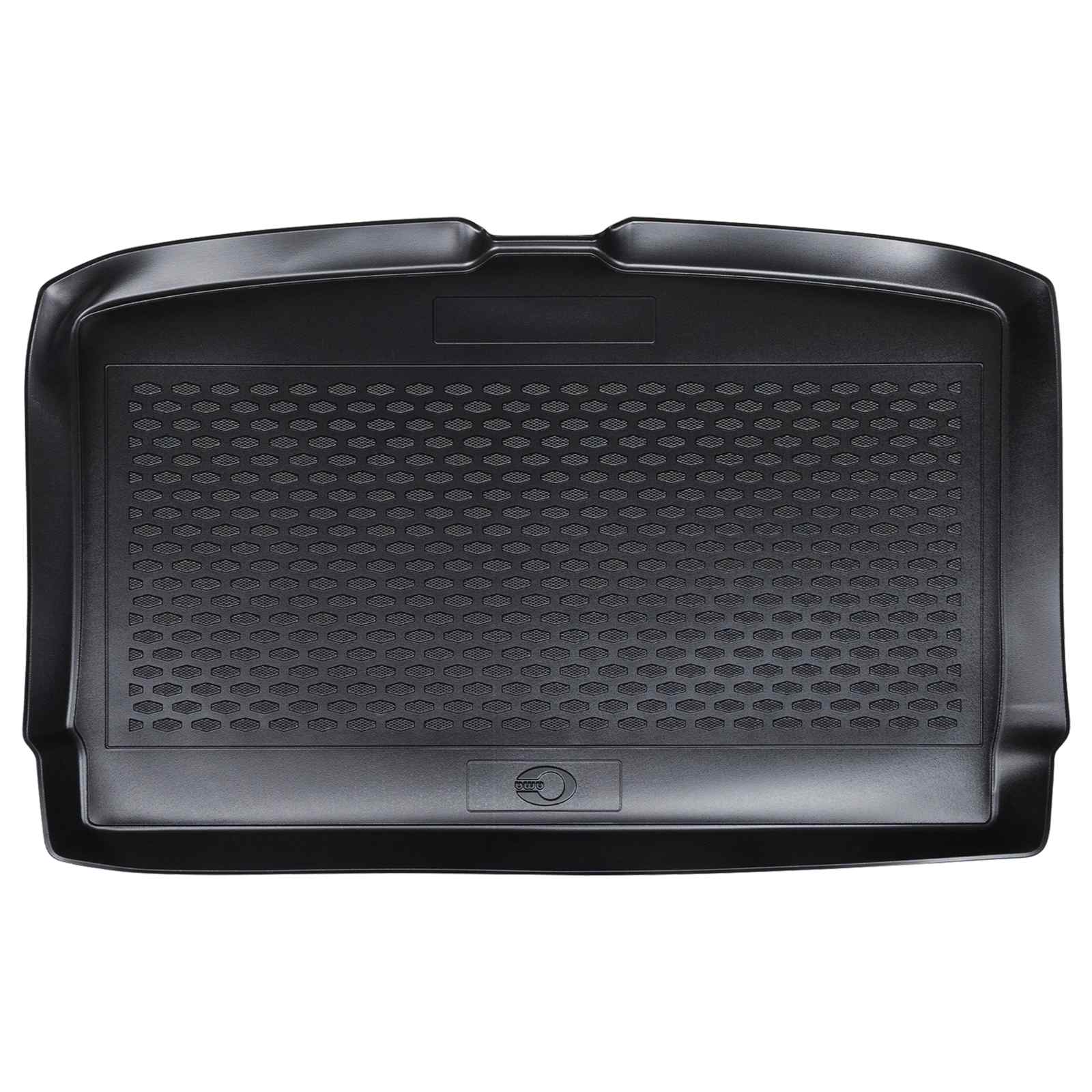 Tapete de porta-malas preto adequado para vw polo 2017-