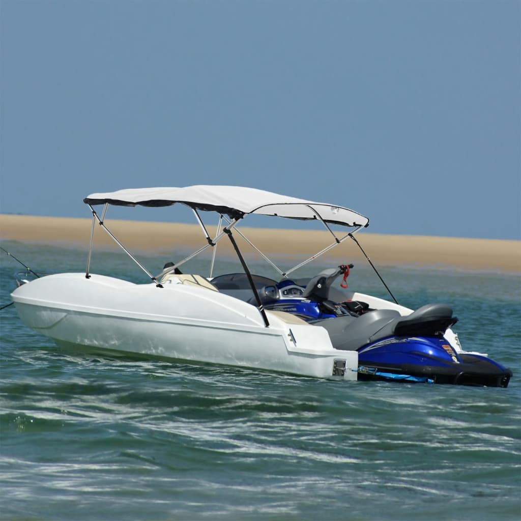 Toldo 4 arcos bimini paredes malha laterais 243x(170-182)x137cm