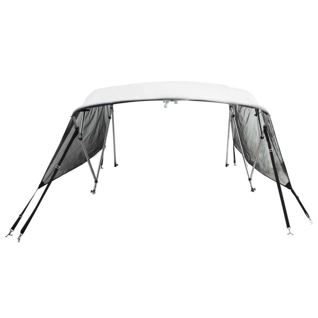 Toldo 4 arcos bimini paredes malha laterais 243x(170-182)x137cm