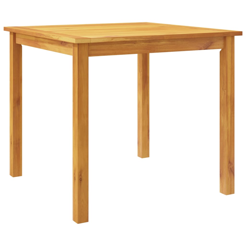 Conjunto de jantar p/ jardim 5 pcs 85x85x74 cm madeira de acácia maciça