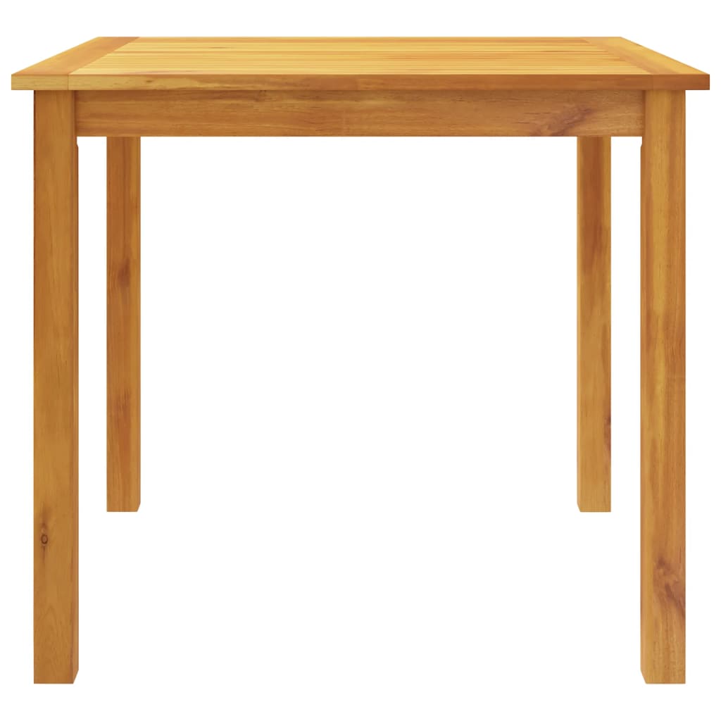Conjunto de jantar p/ jardim 5 pcs 85x85x74 cm madeira de acácia maciça