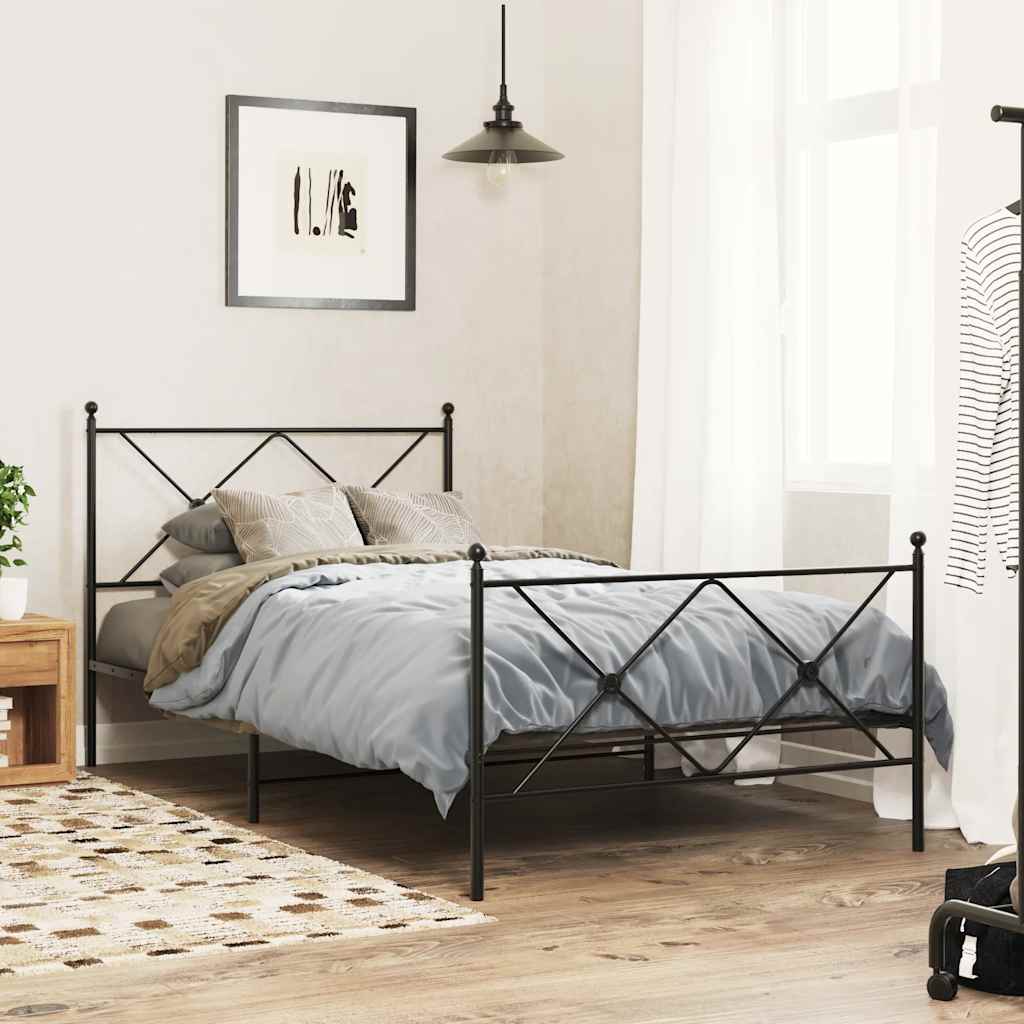 Cabeceira de substituição 100 cm metal preto