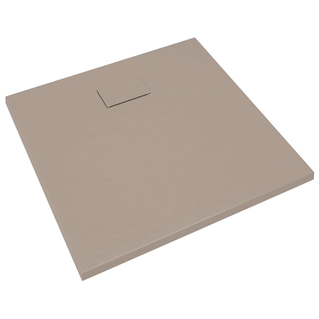 Base de chuveiro smc 90x80 cm castanho