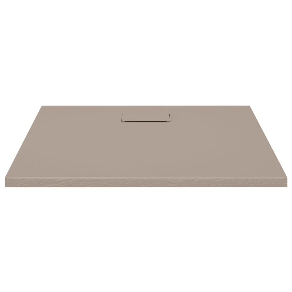 Base de chuveiro smc 90x80 cm castanho