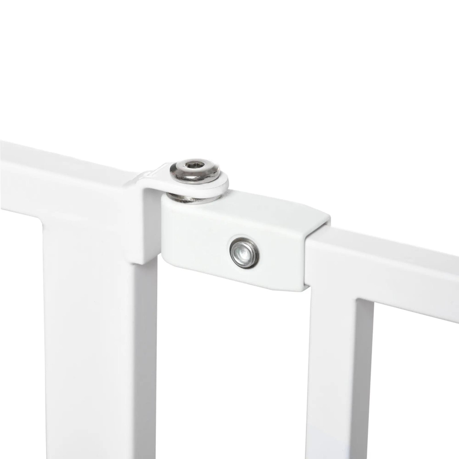 Barreira de Segurança para Cães Extensível para Escadas e Portas 75-115cm com 2 Extensões e 10-20cm Montagem a Pressão Aço Altur