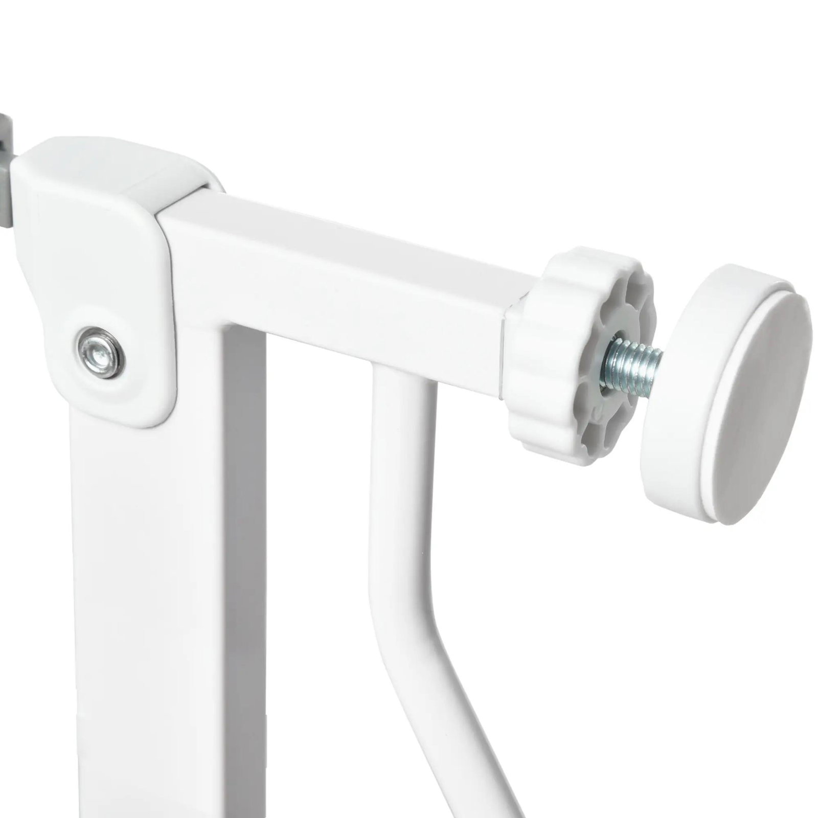 Barreira de Segurança para Cães Extensível para Escadas e Portas 75-115cm com 2 Extensões e 10-20cm Montagem a Pressão Aço Altur