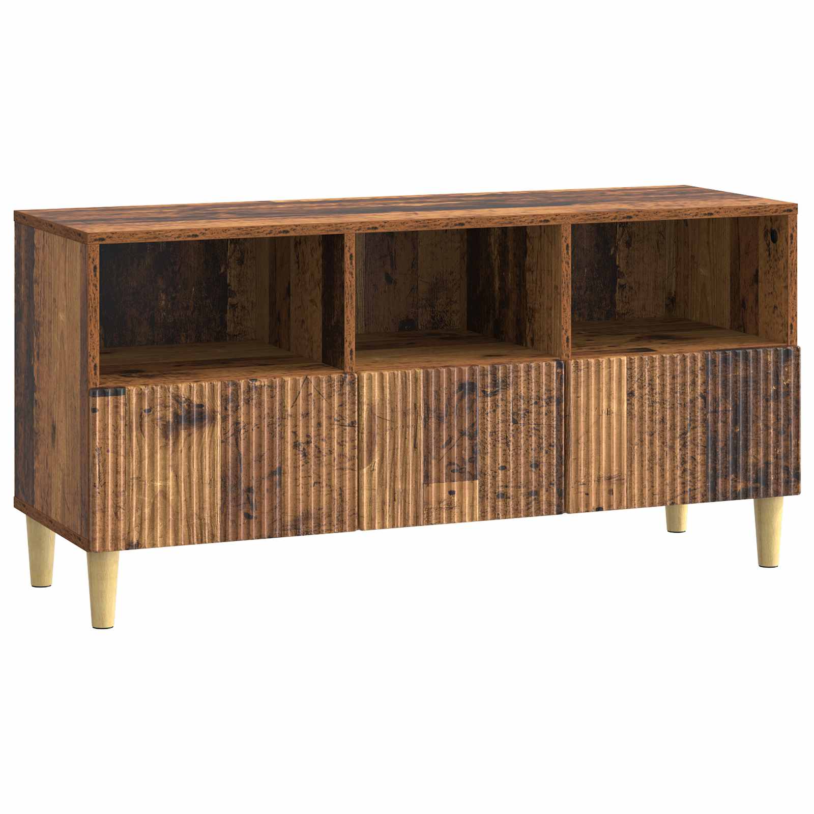 Gabinete para TV com gaveta madeira antiga 102 x 34,5 x 50 cm