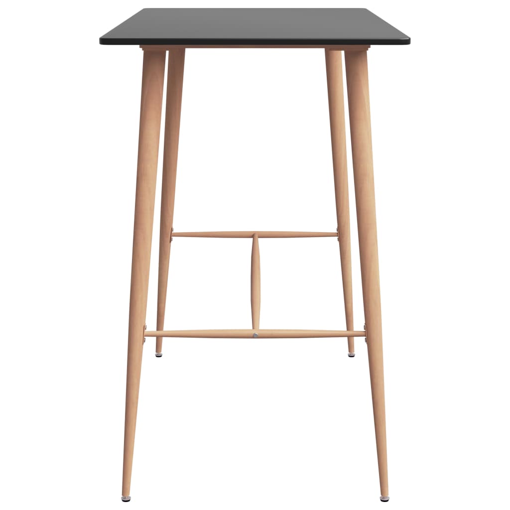 7 Pcs conjunto de bar preto e branco