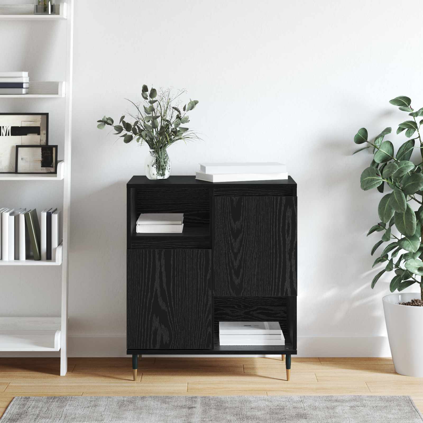 Buffet carvalho preto 60 x 35 x 70 cm