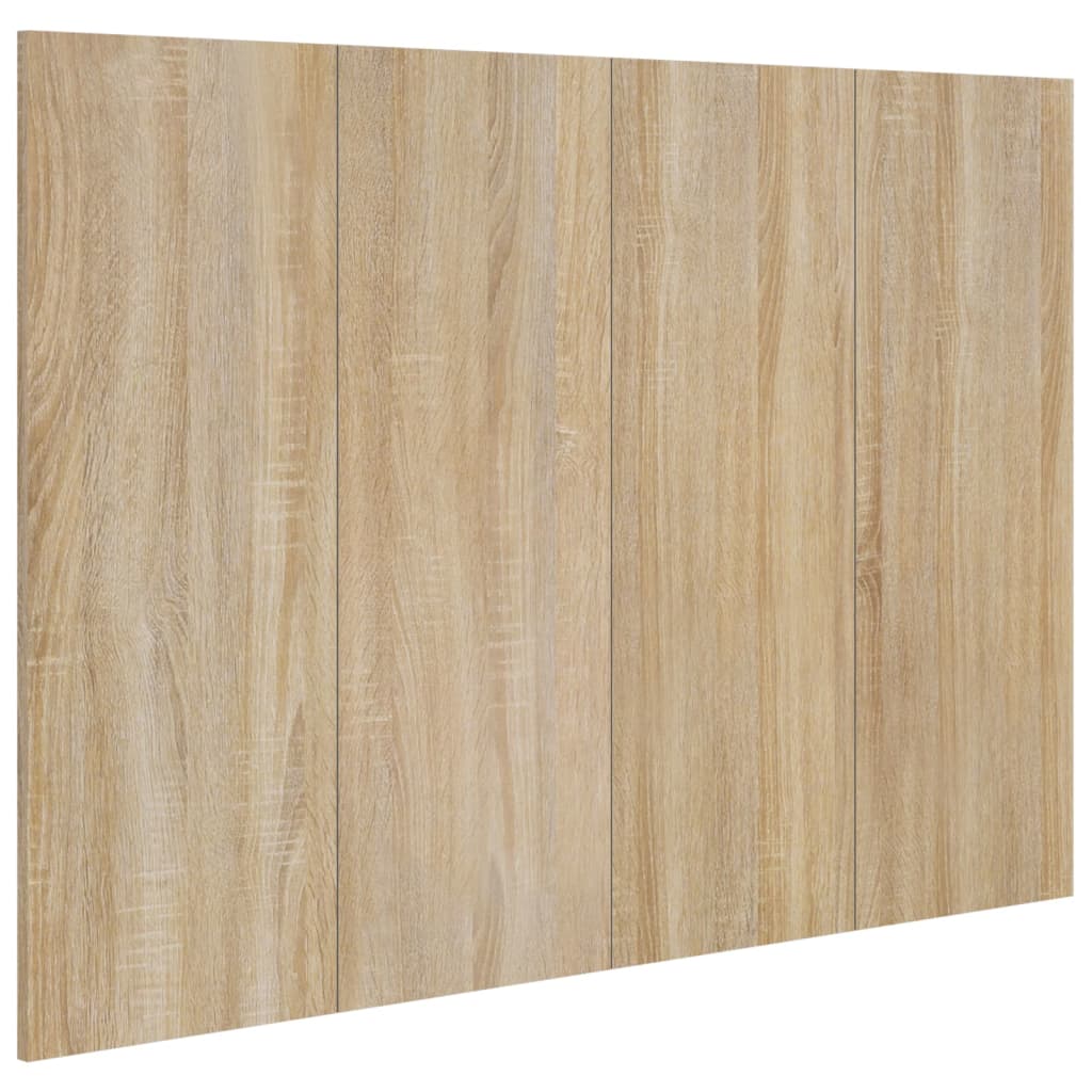 Cabeceira cama 120x1,5x80 cm derivados madeira carvalho sonoma