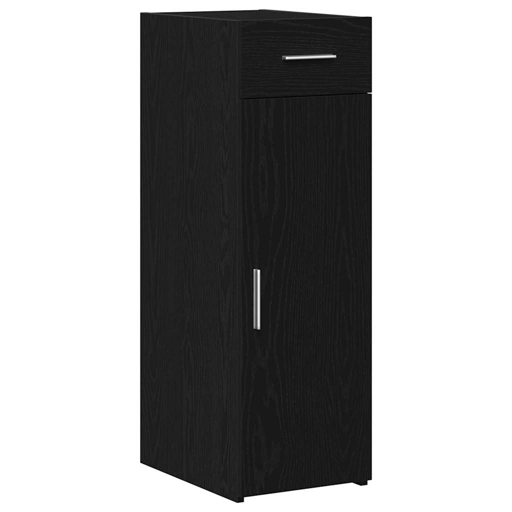 Buffet com gaveta carvalho preto 30 x 42,5 x 93 cm