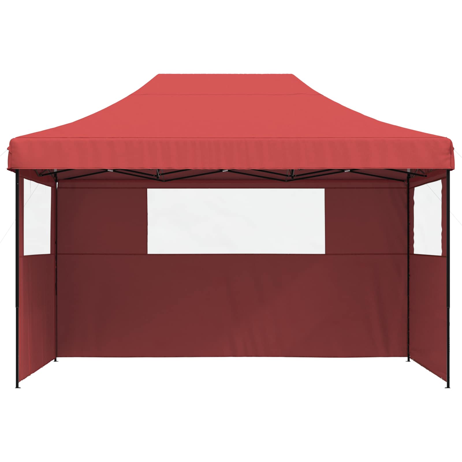 Tenda de festa borgonha 279 x 410 x 315 cm tecido oxford