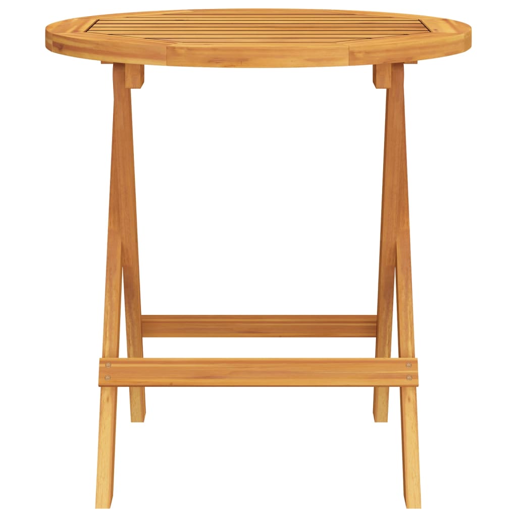 Mesa de bistrô ø46x47 cm madeira de acácia maciça