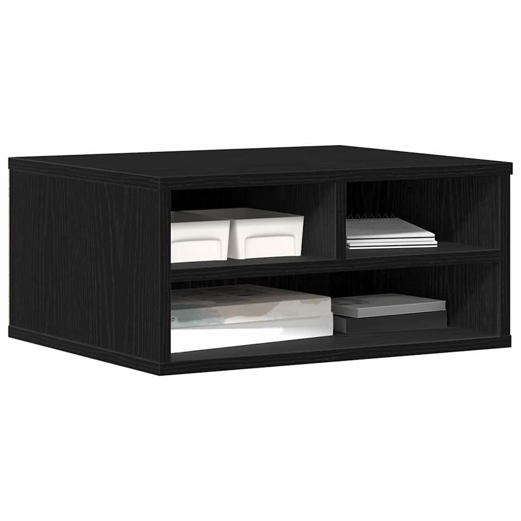 Suporte para impressora carvalho preto 49 x 40 x 22.5 cm