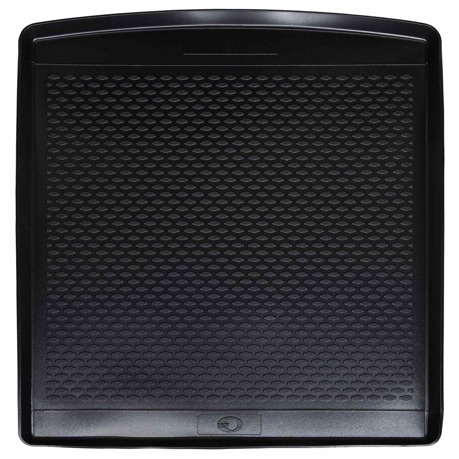 Tapete de porta-malas preto borracha