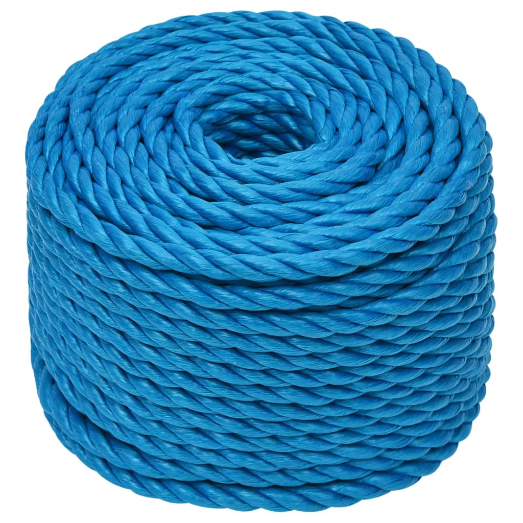 Corda de trabalho 20 mm 100 m polipropileno azul