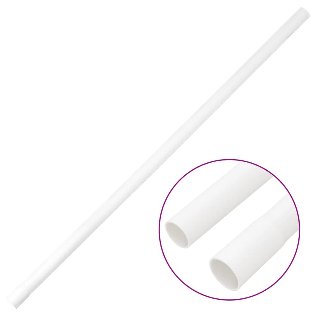 Calhas para cabos com clipes ø25 mm 10 m PVC