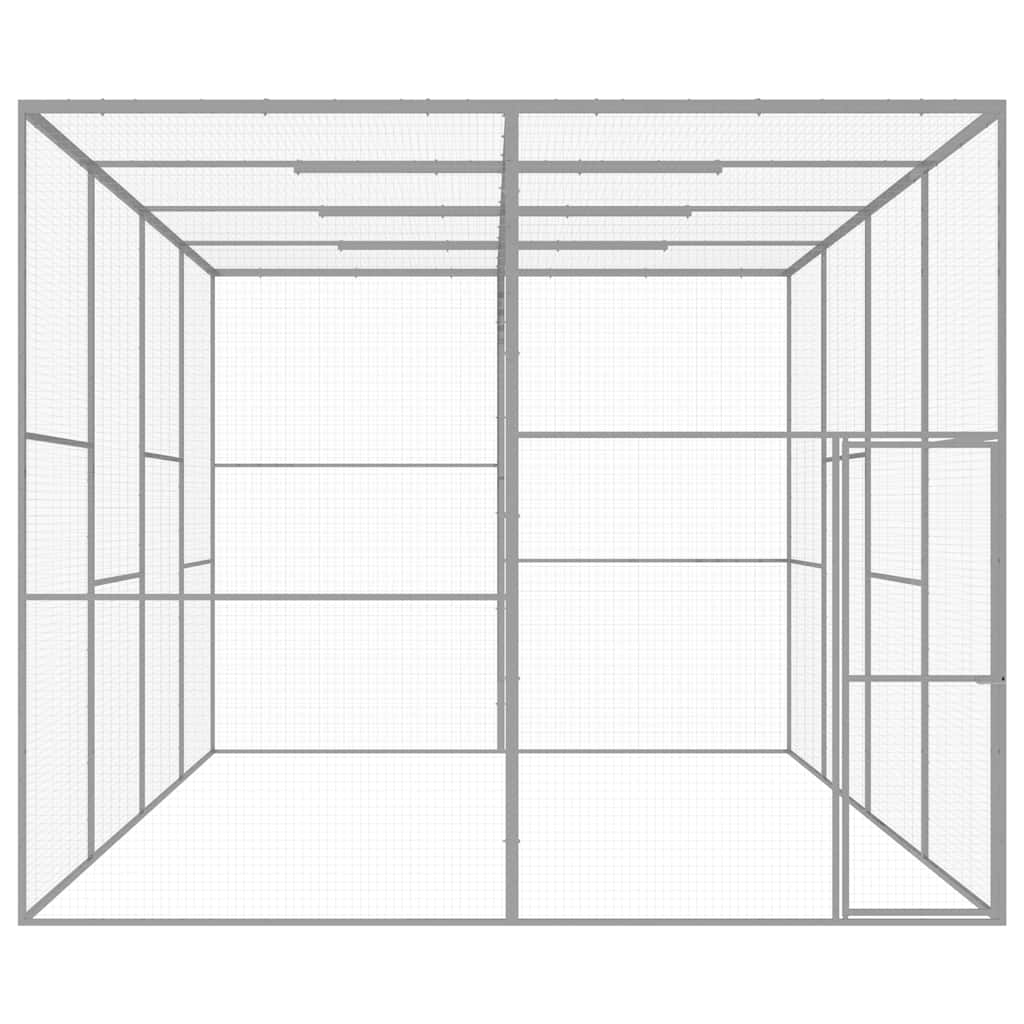 Jaula para gatos 6x3x2,5 m aço galvanizado