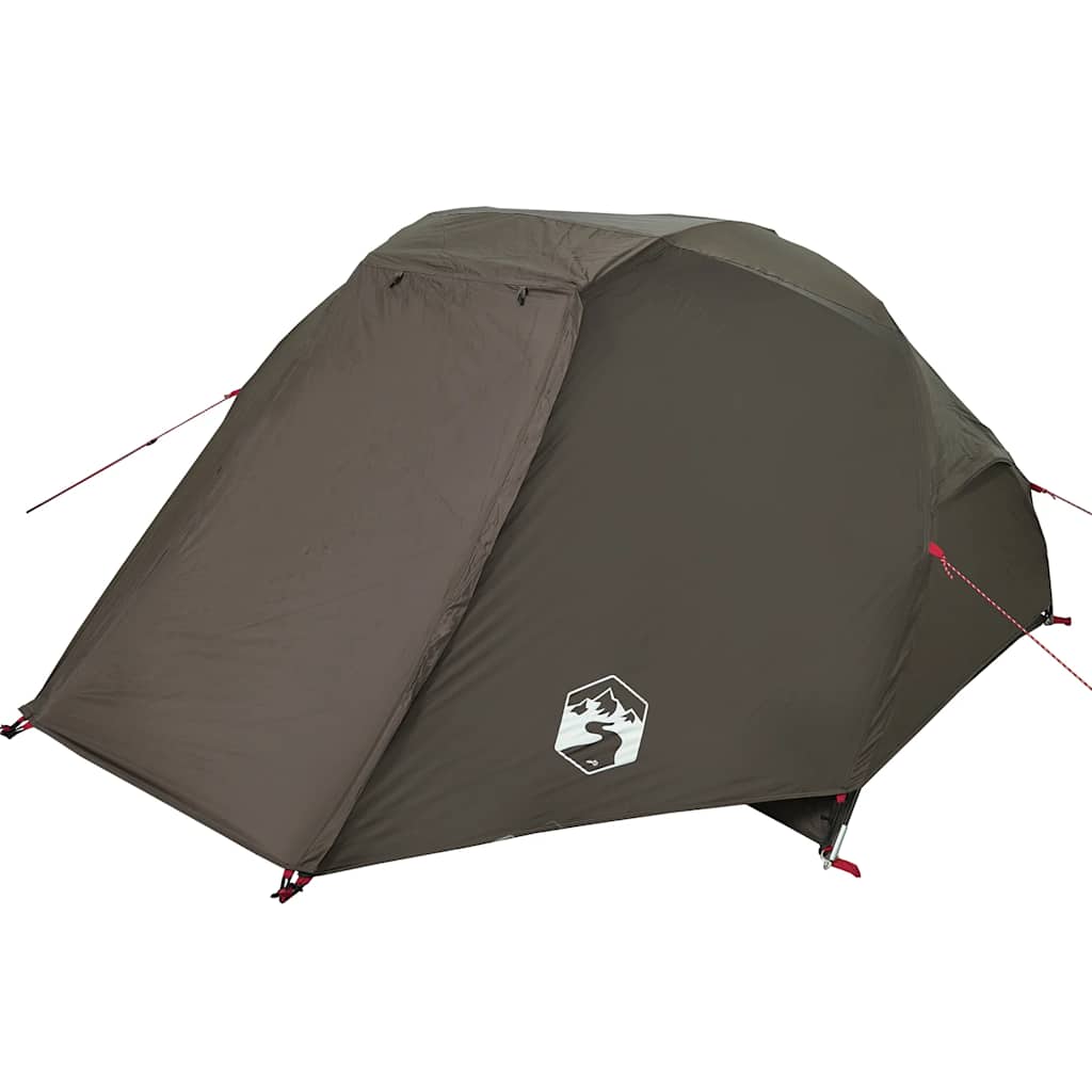 Tenda de pesca para 3 pessoas impermeável castanho