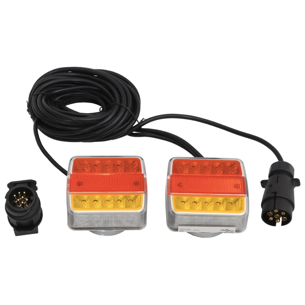 Farolins de reboque 2 pcs lâmpada LED 12v vermelho