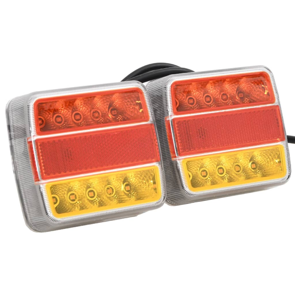 Farolins de reboque 2 pcs lâmpada LED 12v vermelho