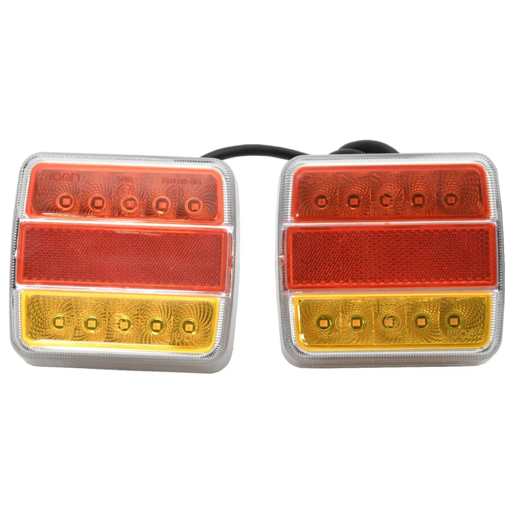 Farolins de reboque 2 pcs lâmpada LED 12v vermelho