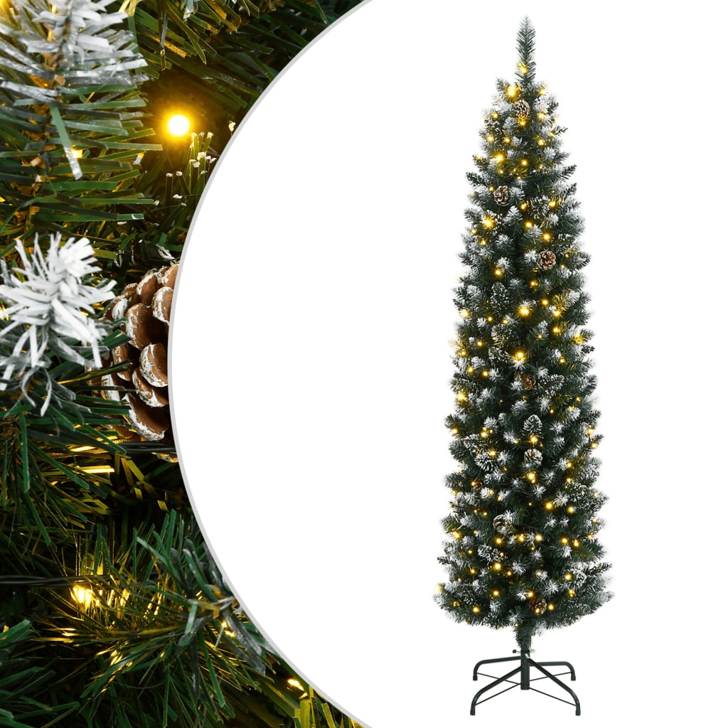 Árvore de natal artificial com 150 luzes LED 120 cm