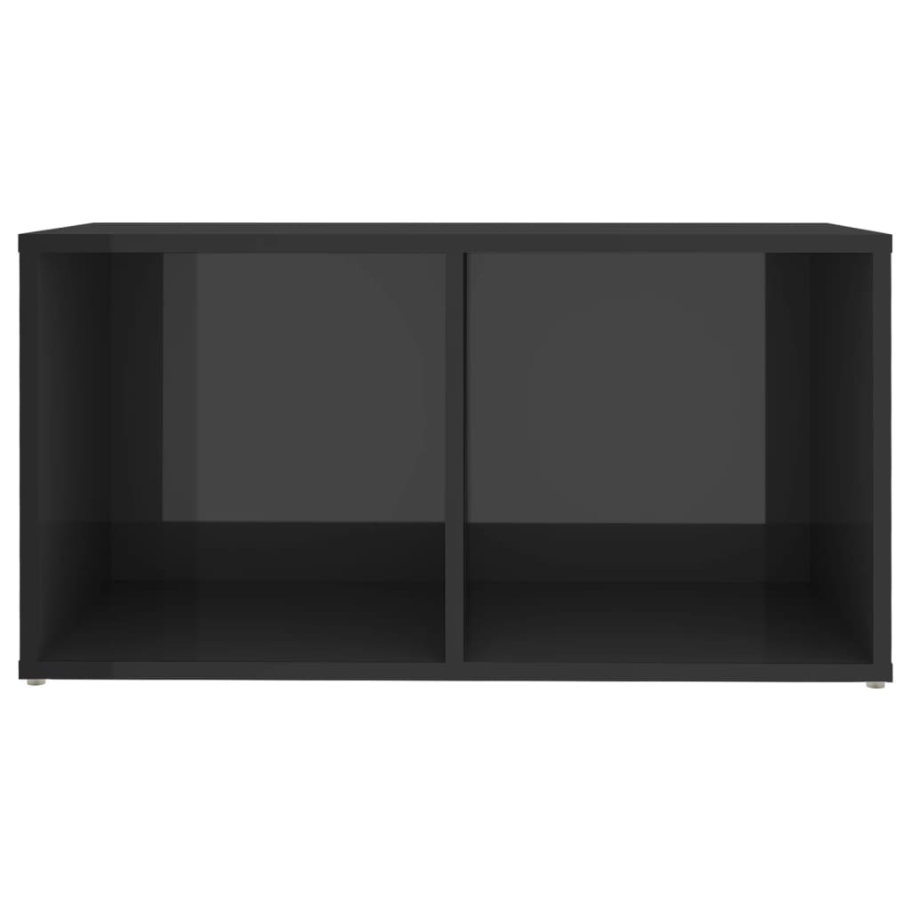 6 Pcs conjunto móveis de TV derivados madeira cinza brilhante