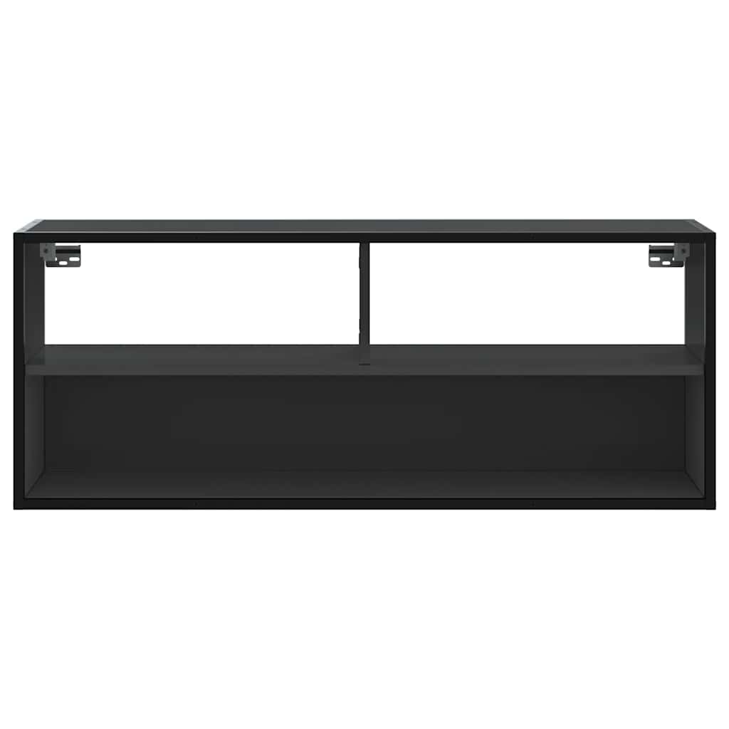 Móvel para TV 100x31x39,5 cm derivados de madeira/metal preto