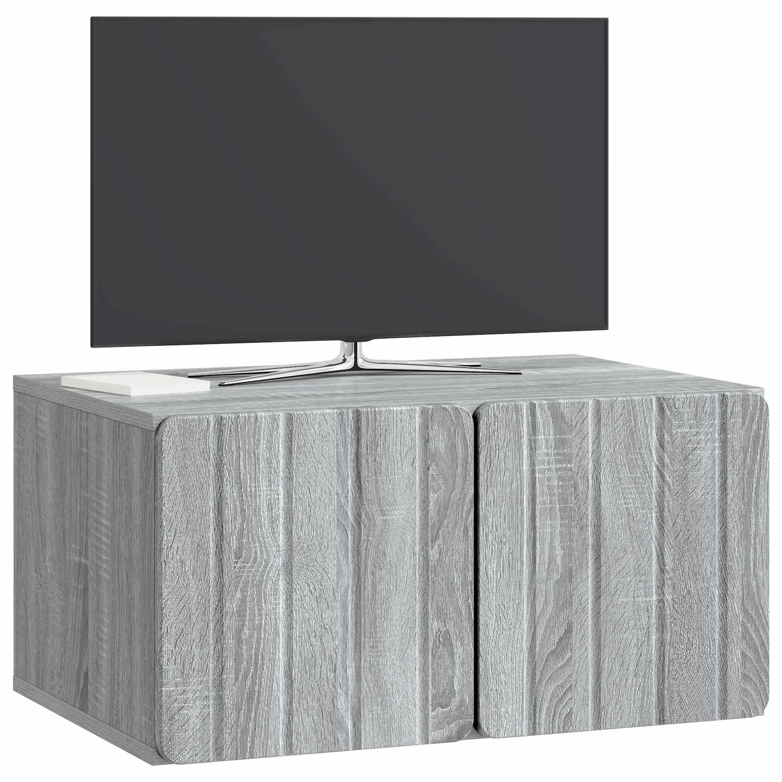 Gabinete de TV de parede 59,5 x 41 x 30 cm sonoma cinzento