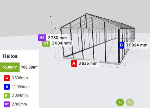 Estufa de Vidro Infinity – 3,8 a 109,7 m²