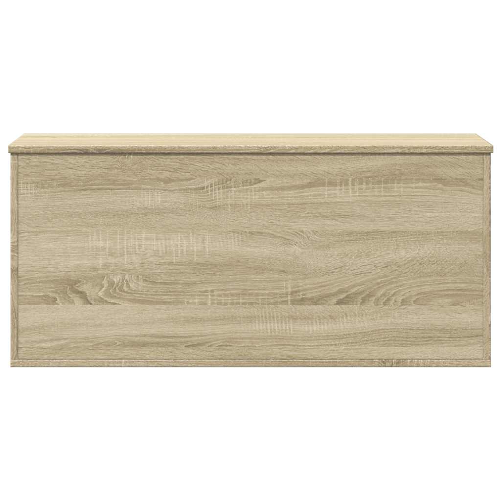 Caixa de arrumação 100x42x46 cm deriv. madeira carvalho sonoma