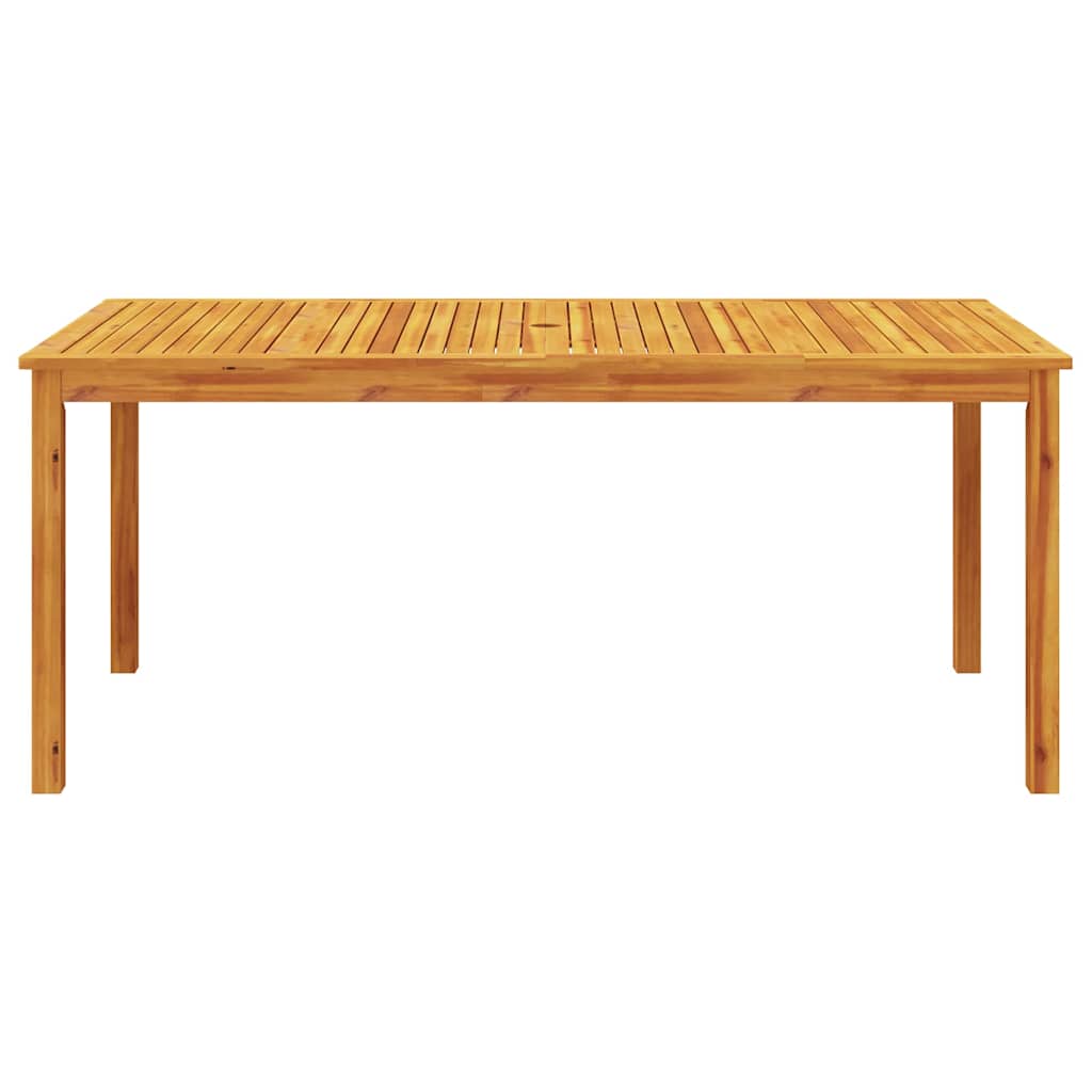 9 Pcs conjunto de jantar para jardim 180x90x75 cm madeira de acácia maciça