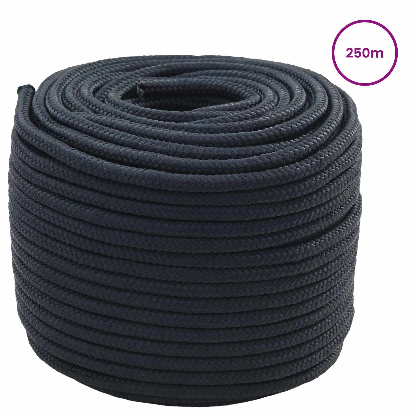 Corda de barco 1.2 mm 250 m azul royal poliéster