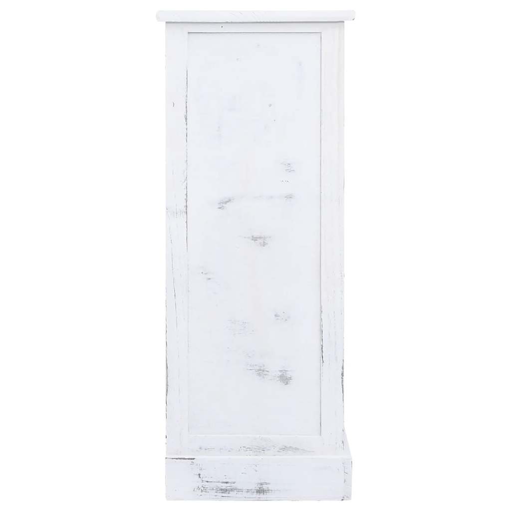 Armário com gavetas 60x30x75 cm madeira branco