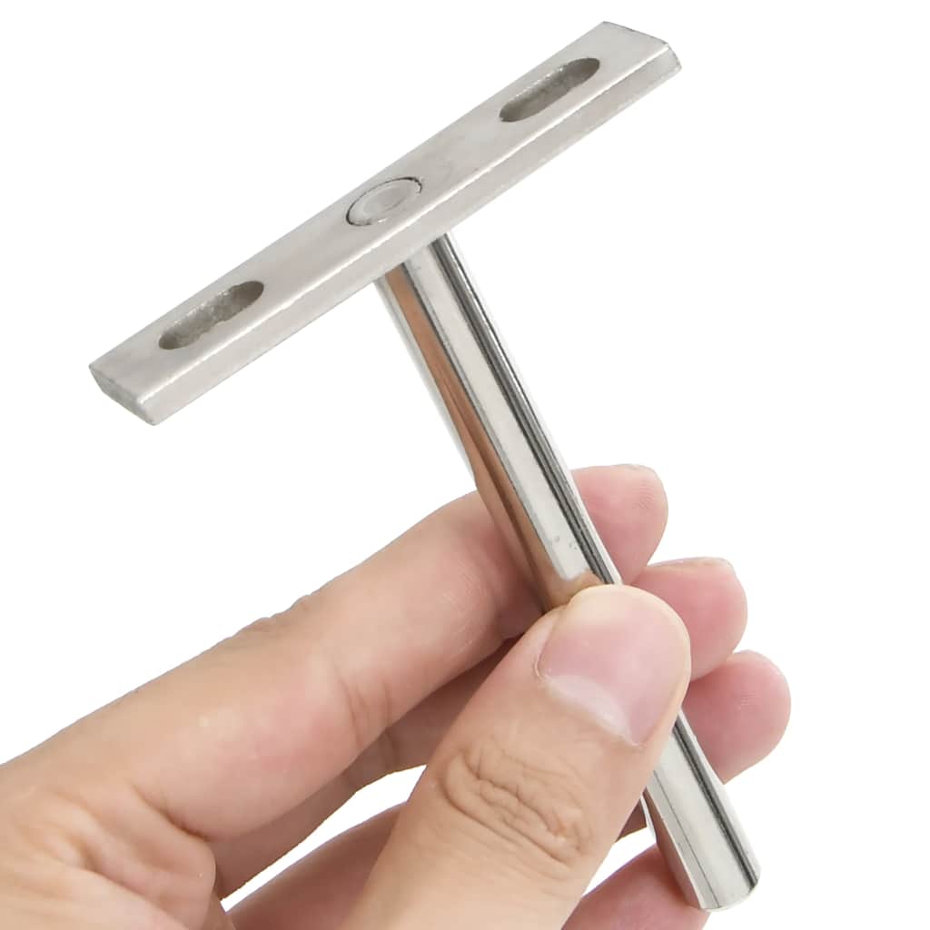 Suportes de prateleira flutuantes 12pcs invisível ø10x100 mm