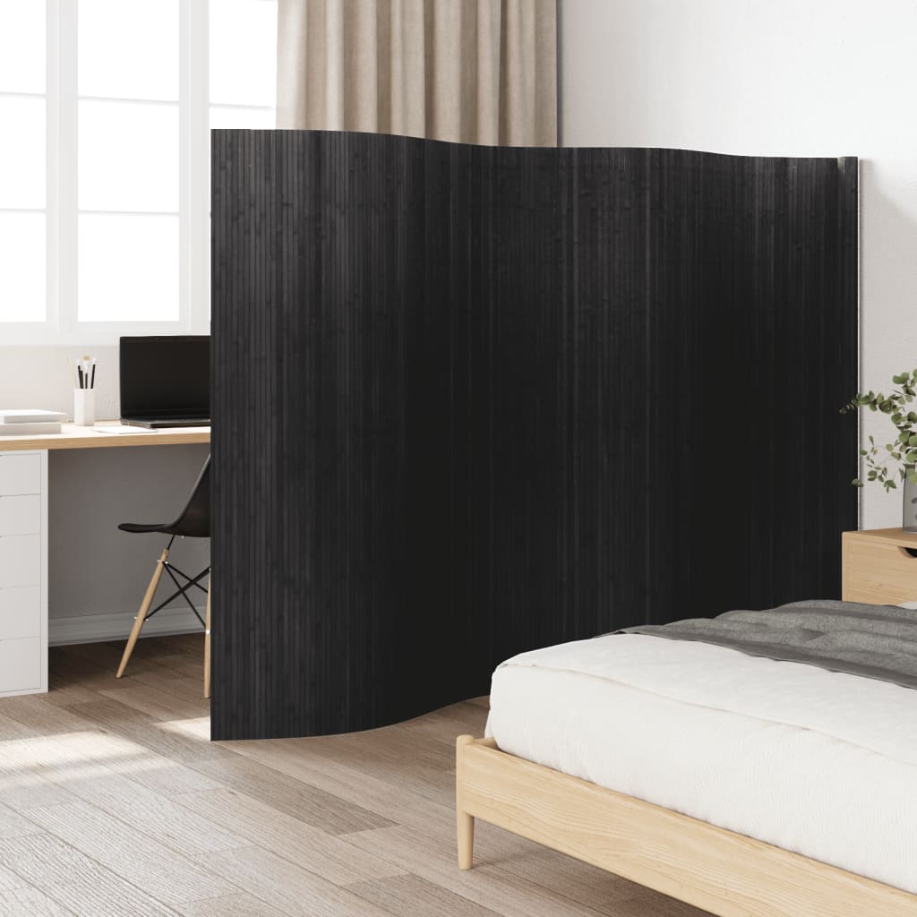 Divisória largura 400 cm altura 165 cm bambu cinzento