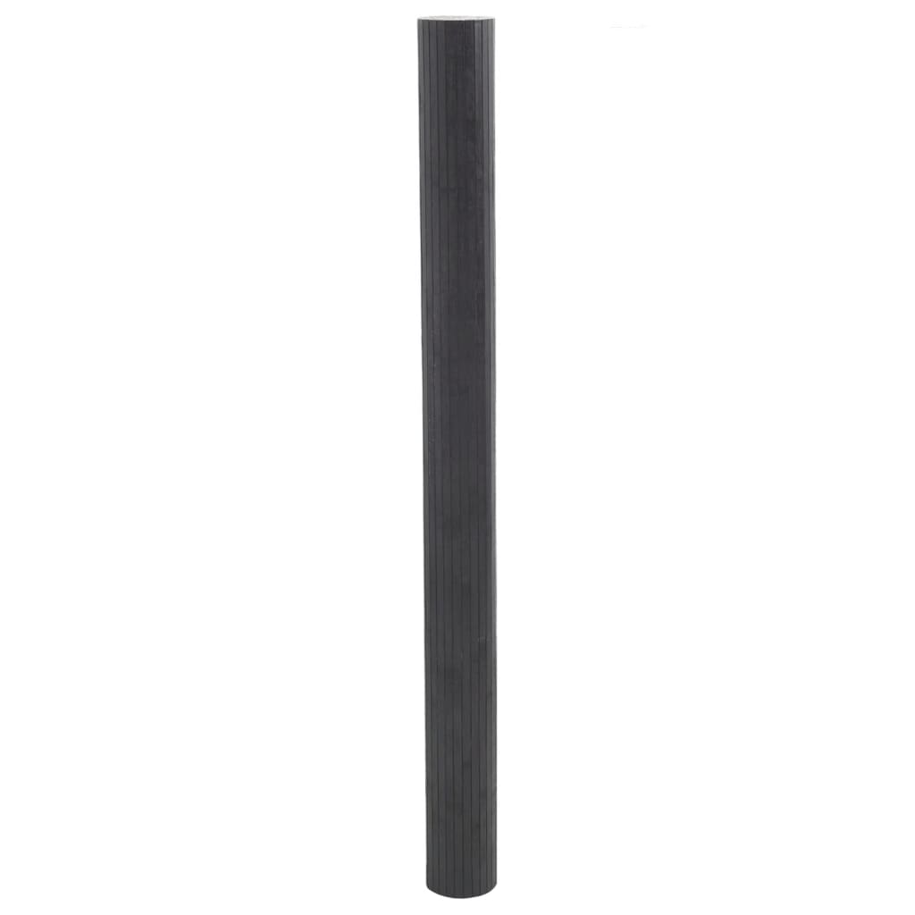 Divisória largura 400 cm altura 165 cm bambu cinzento