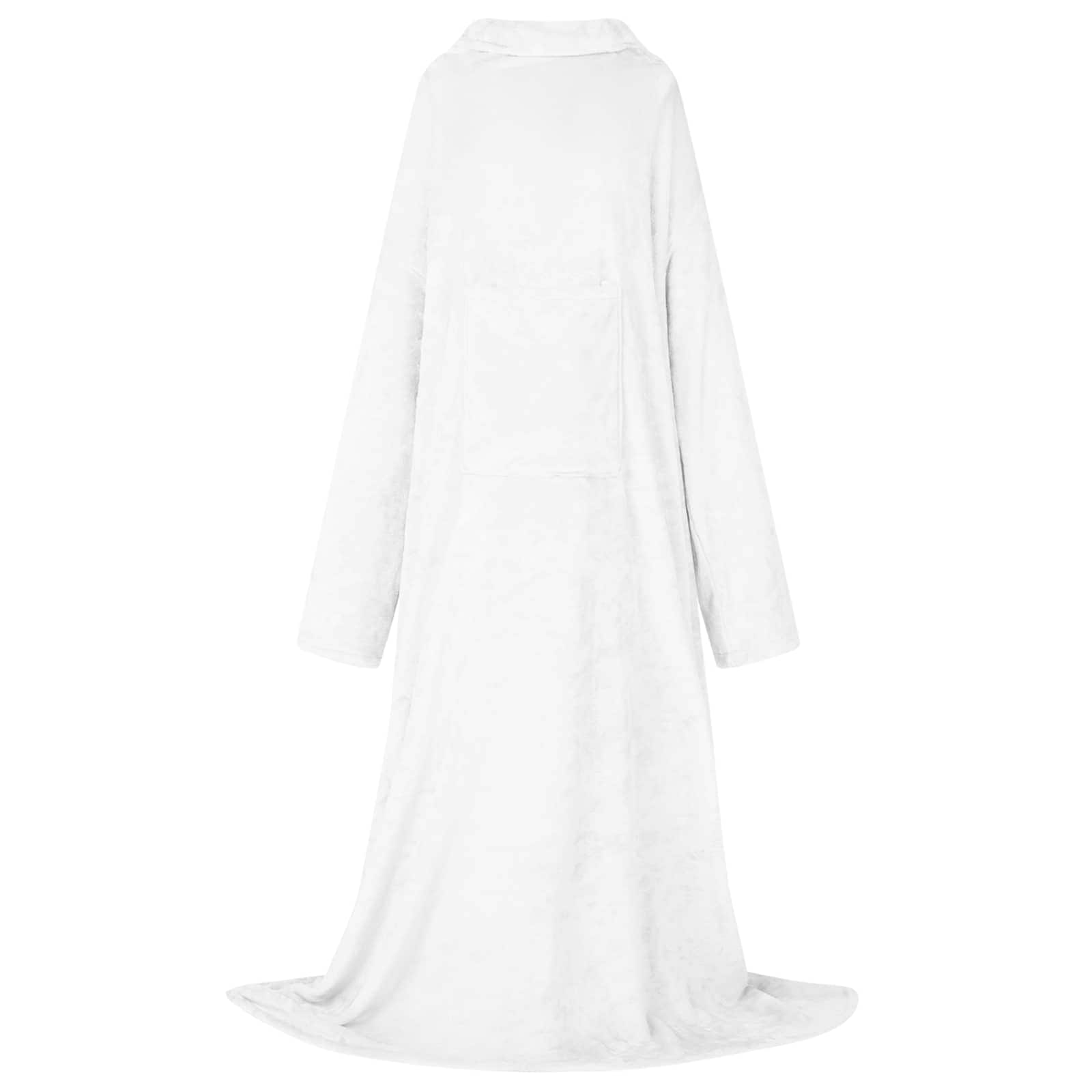 Sweatshirt manta branco f flanela
