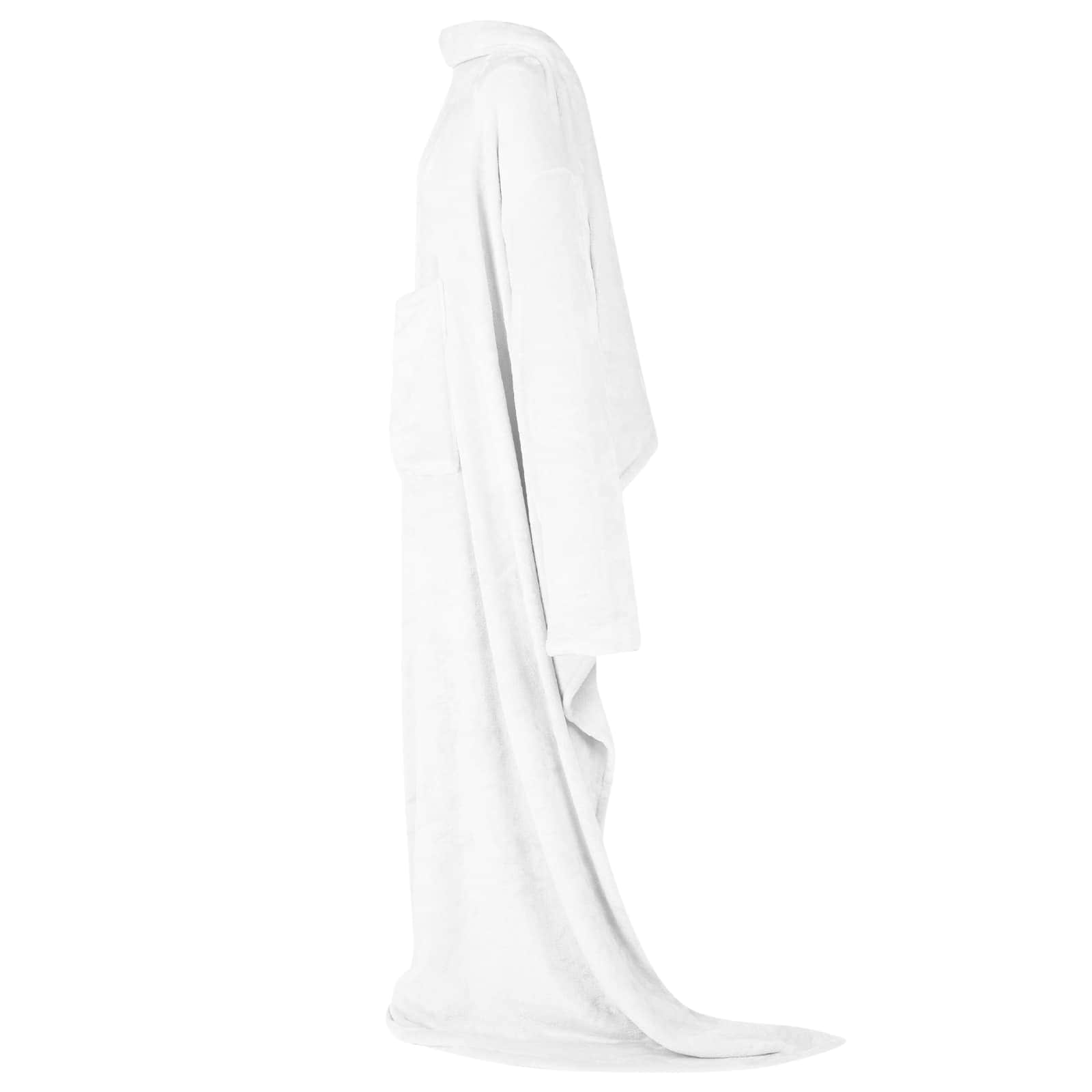 Sweatshirt manta branco f flanela