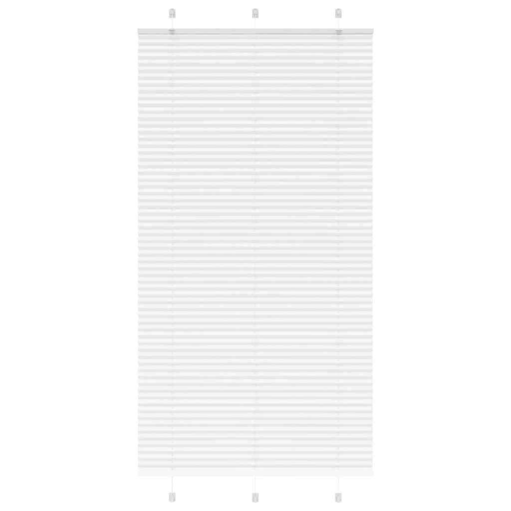 Branco plissada cega 110x200cm largura tecido 109,4cm poliéster