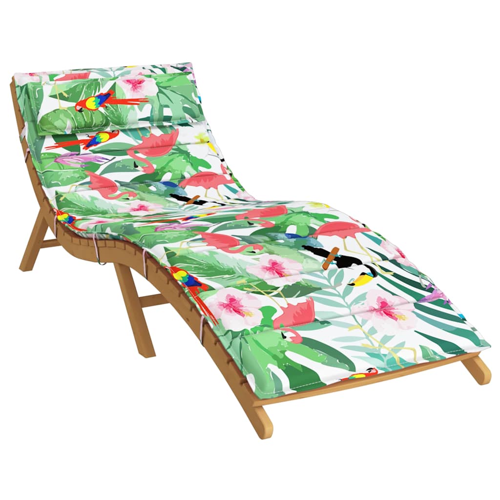 Almofadão p/ espreguiçadeira 180x60x4 cm tecido oxford multicor