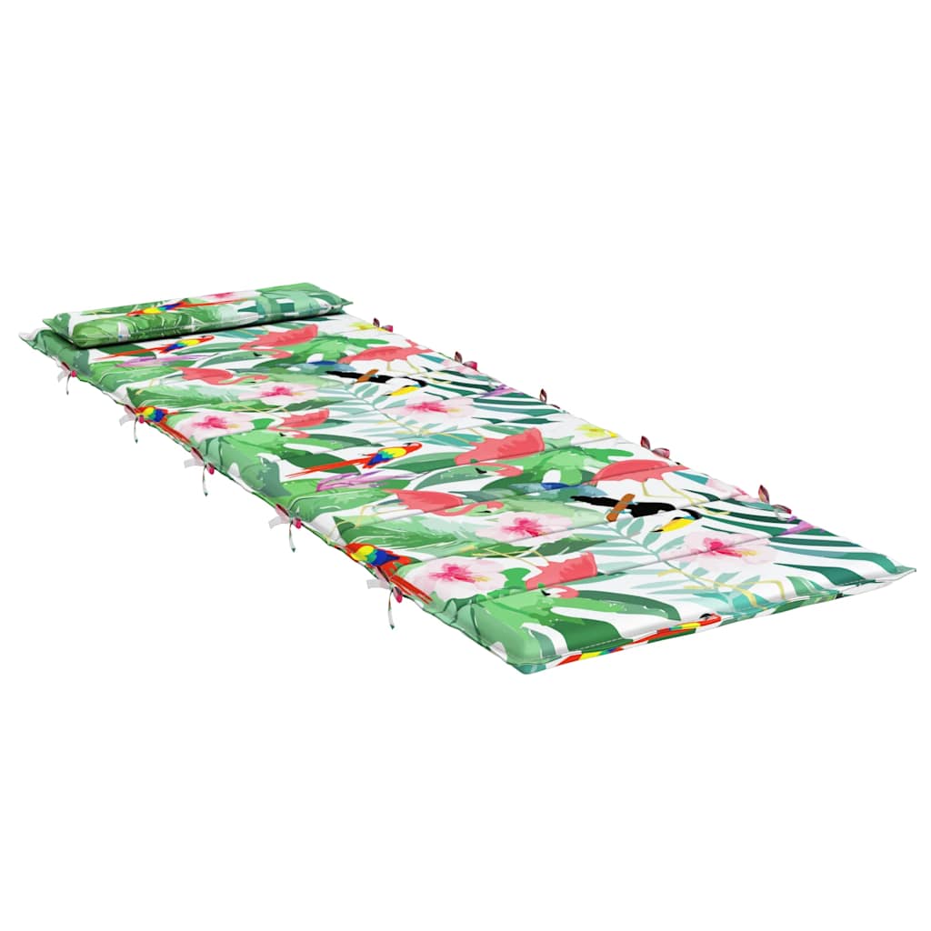 Almofadão p/ espreguiçadeira 180x60x4 cm tecido oxford multicor