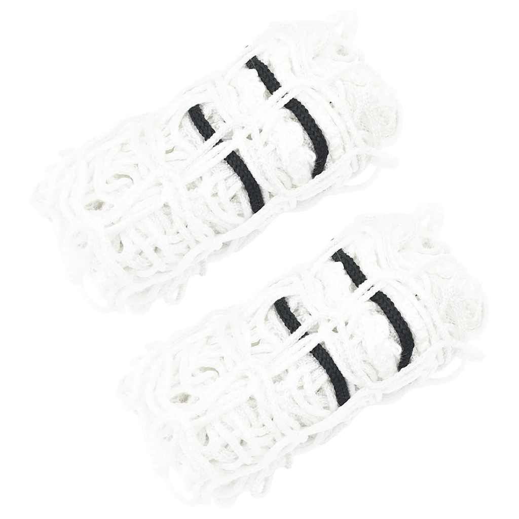Redes para feno redondas PP 2 pcs 100x100 cm branco