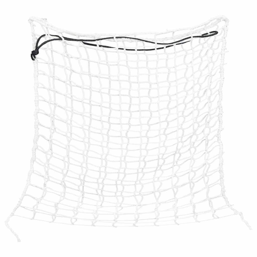 Redes para feno redondas PP 2 pcs 100x100 cm branco