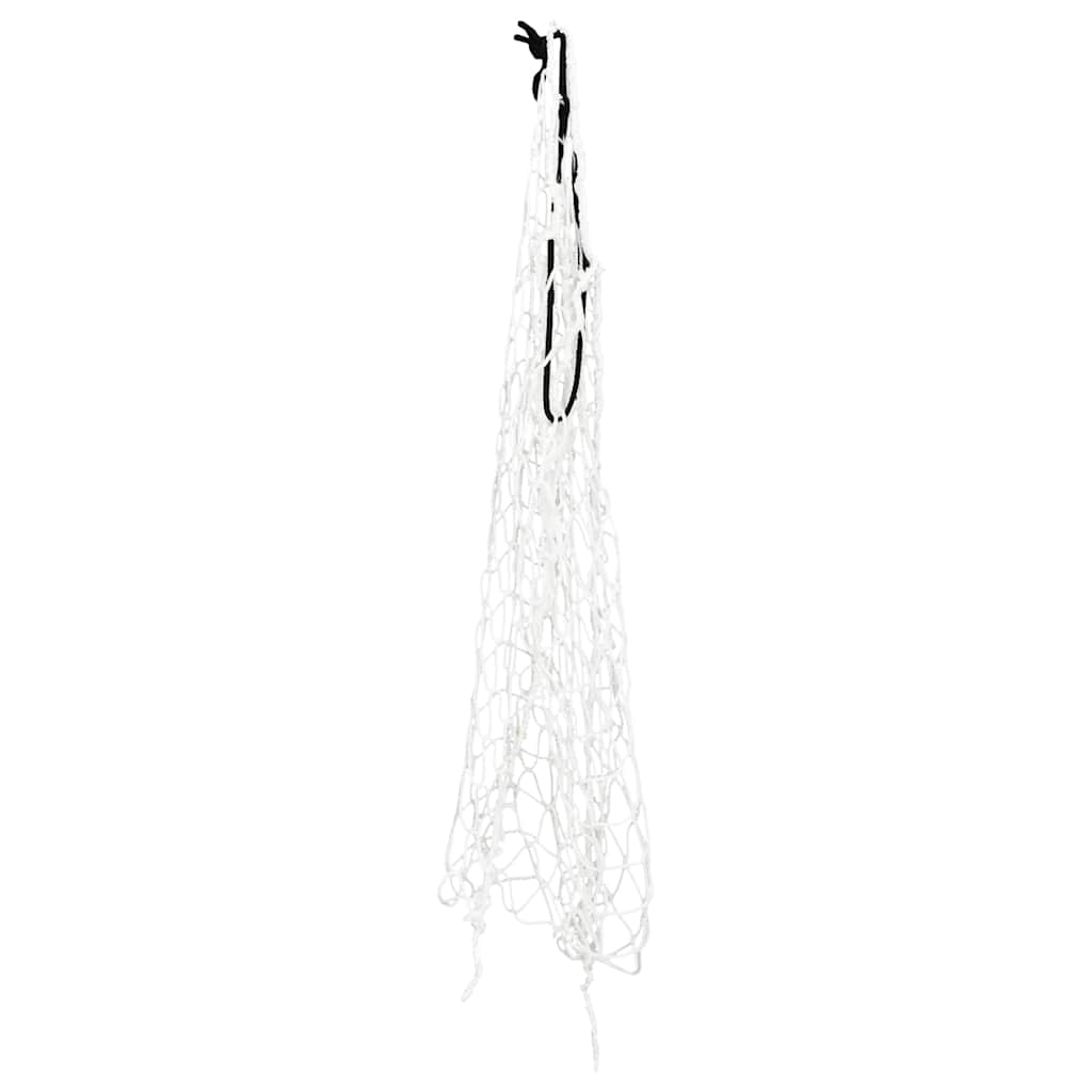 Redes para feno redondas PP 2 pcs 100x100 cm branco